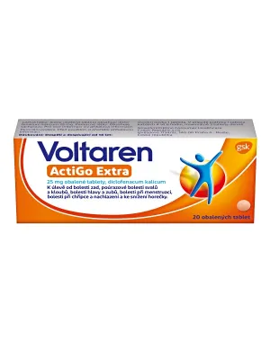 Voltaren Tabletten ActiGo Extra 25 mg 20  Stk.