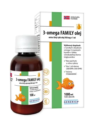 3-Omega-FAMILY-Öl 100 ml Generica