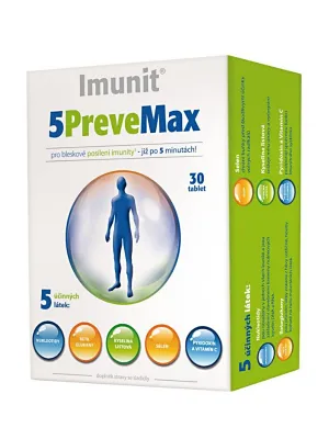 5PreveMax Imunit Nukleotide + Betaglucan 30 Tabletten