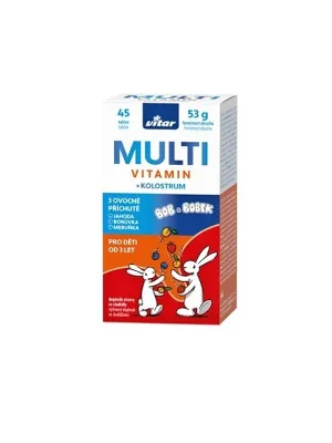Vitar Kids Multi+Kolostrum 45 Tabletten