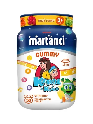 Walmark Martanci Gummy Karol&Kvido Frühjahr-Sommer 50 Tabletten