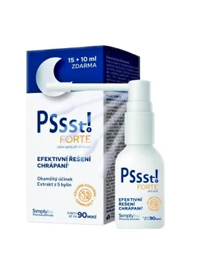 Pssst! FORTE Mundspray gegen Schnarchen 15+10 ml