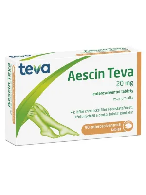 Aescin-Teva 20 mg 90 Tabletten