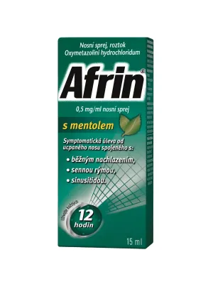 Afrin 0.5 mg/ml mit Menthol Nasenspray, Lösung 15 ml/7.5 mg