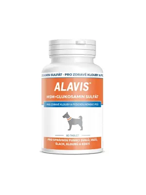 ALAVIS MSM + Glucosaminsulfat für Hunde 60 Tabletten