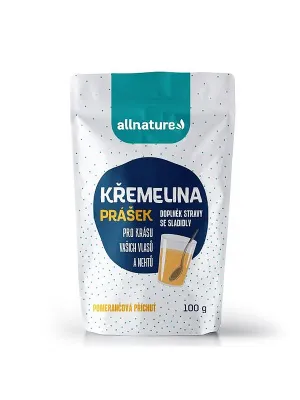 Allnature (Křemelina) Kieselgur Orange 100 g Pulver