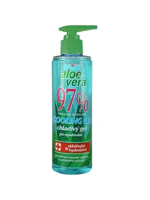 Aloe Vera 97% kühlendes Gel nach der Sonnenbad 250 ml