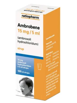 Ambrobene 15 mg/5 ml Ambroxol Sirup 100 ml