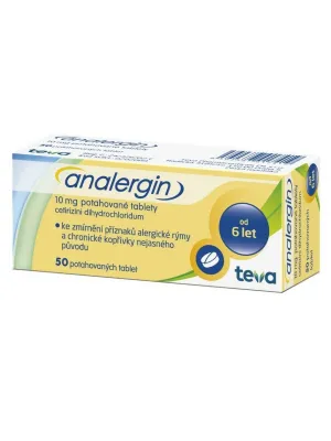 Analergin 10 mg Cetirizin 50 Tabletten - Antiallergikum