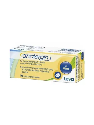 Analergin 10 mg Cetirizin 10 Tabletten - bei Allergien