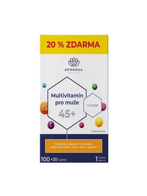 APOROSA Multivitamin für Männer 45+, 100 + 20 Tabletten