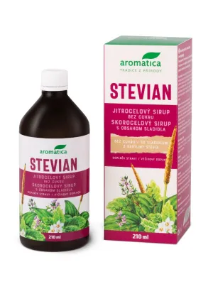 AROMATICA Stevian Wegerichsirup ohne Zucker 210 ml