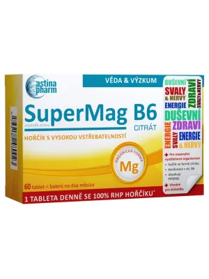 Astina Supermag B6 (Magnesium + Vitamin B6) 60 Tabletten