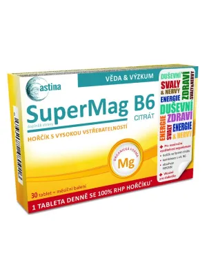 Astina SuperMag B6 (Magnesium + Vitamin B6) 30 Tabletten