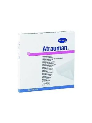 Atrauman steril 5 x 5 cm / 10 Stück fettiger Tüll