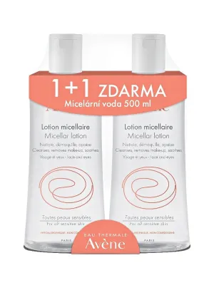 AVENE Mizellenwasser Reinigungslotion 2x 500 ml