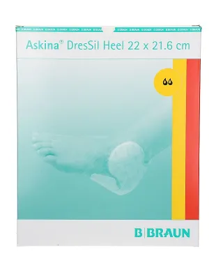 B. Braun Askina DresSil Heel 22 x 21.6 cm 5 Stück