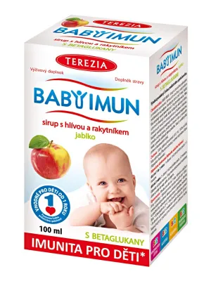 TEREZIA Baby Imun Sirup mit Austernpilz und Sanddorn Apfel 100 ml