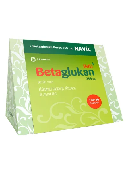 Betaglucan IMU+ 200 mg 120 Kapseln + FORTE 250 mg 30 Kapseln