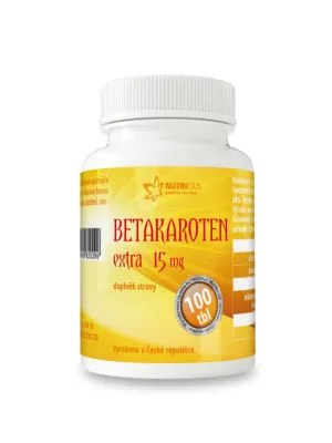 Betakaroten EXTRA 15 mg 100 Tabletten