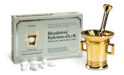 Bioaktives Kalzium + Vitamin D3 + Vitamin K1 + K2 60 Tabletten