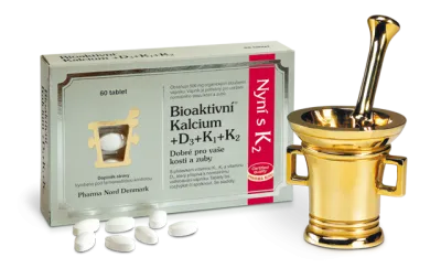 Bioaktives Kalzium + Vitamin D3 + Vitamin K1 + K2 60 Tabletten