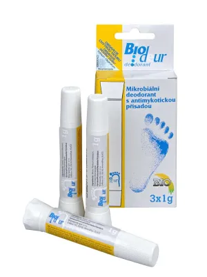 Biodeur Deodorantpulver 3 x 1 g