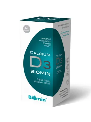 Biomin CALCIUM mit Vitamin D3 60 Kapseln