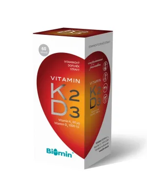 Biomin Vitamin K2+D3 1000 I.E. 60 Kapseln