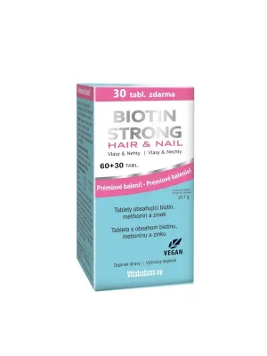 Biotin Strong Hair & Nail 60+30 Tabletten