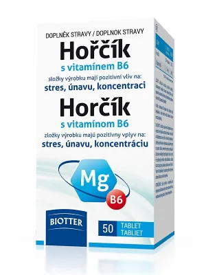 Biotter Magnesium 125 mg mit Vitamin B6 50 Tabletten