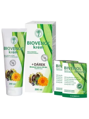 Biovenol Creme 200 ml + BIVENOL Micro 20 Tabletten Als Geschenk