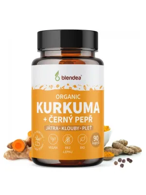 Blendea Kurkuma+Piperin BIO Organic 90 Kapseln