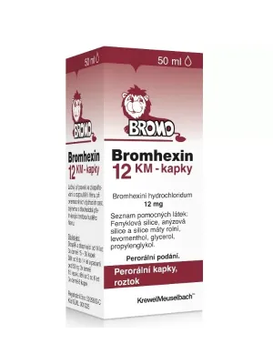 Bromhexin 12 Km Hustentropfen, Lösung 50 ml