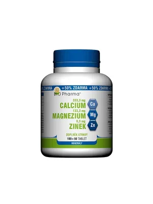 Calcium + Magnesium + Zink 100 + 50 Tabletten