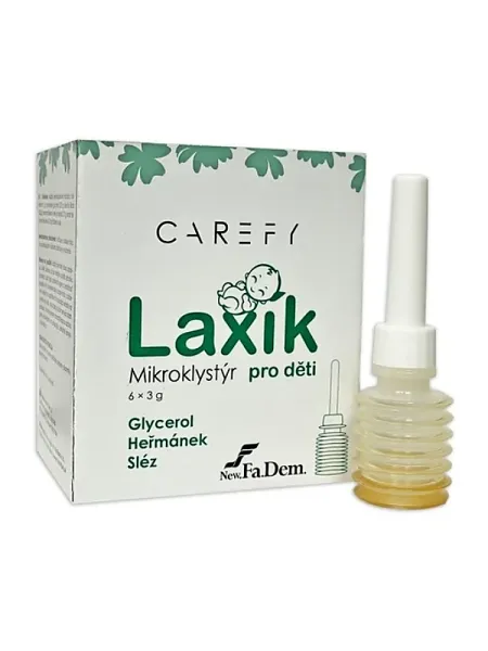 CAREFY Laxík Mikroklistier für Kinder 6x3g