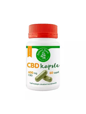 CBD Kapseln (600 mg CBD) 60 Kapseln Grüne Erde