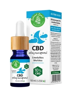 Grüne Erde (Zelená Země) CBD-Schlaftropfen, 10 ml
