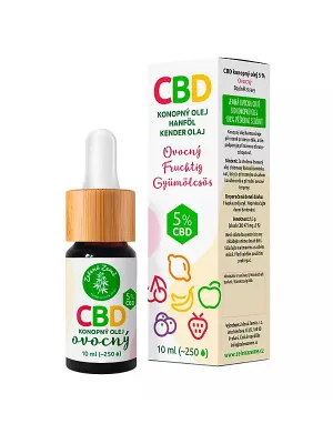 Grüne Erde (Zelená Země) CBD Tropfen mit Fruchtgeschmack 5%, 10 ml