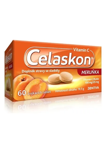 Celaskon Aprikose 100 mg 60 Kautabletten