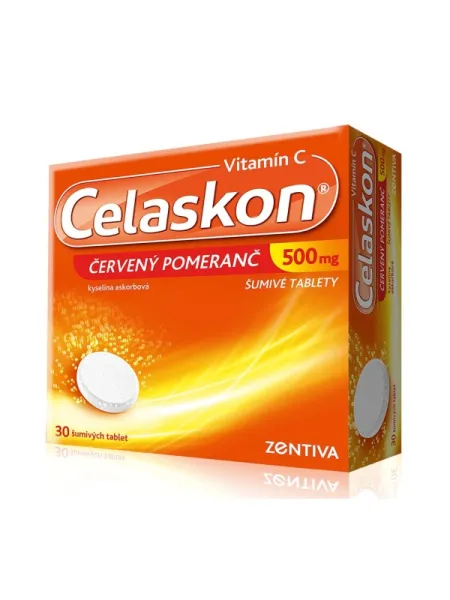 Celaskon Blutorange 500 mg 30 Brausetabletten