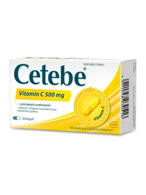 Cetebe Vitamin C 500 mg 30 Kapseln