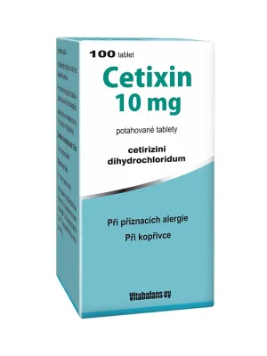 Cetixin 10 mg Cetirizin 100 Tabletten