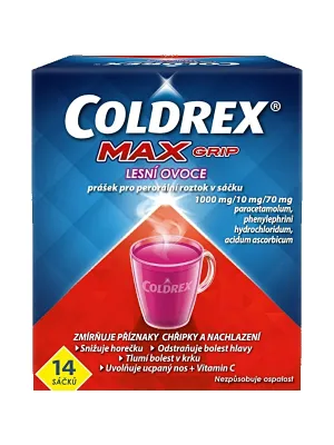 COLDREX MAX Grip Heissgetränk mit Waldfrüchtegeschmack 14 Beutel