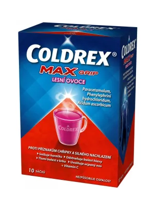 Coldrex Max Grip Heißgetränk mit Waldfruchtgeschmack 10 Beutel