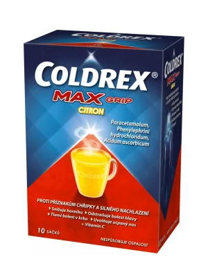 COLDREX MAX Grip Zitronengeschmack 10 Beutel
