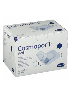 Cosmopore E 7,2 x 5 cm Steril 50 Stück