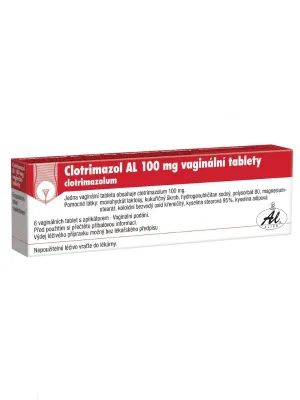 Clotrimazol AL 100 mg 6 Vaginaltabletten mit Applikator