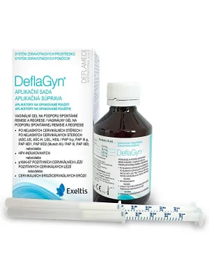 DeflaGyn Applikationsset 2 Applikatoren + Vaginalgel 150 ml