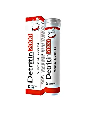 Detrin 2000 IU Vitamin D3 20 Brausetabletten